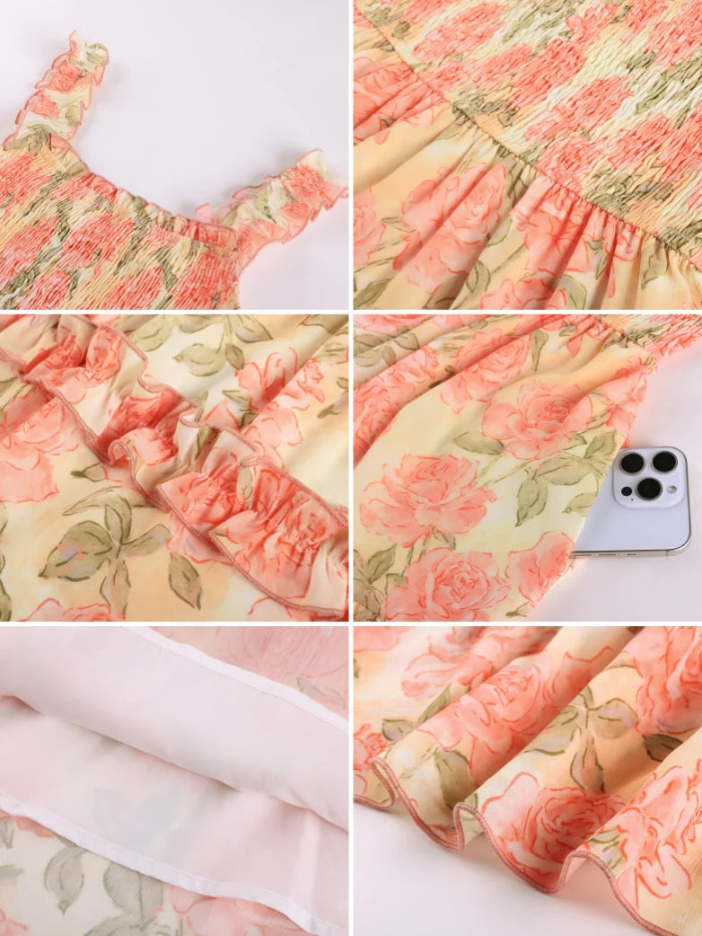 Spring Love Story Elastic Stretch Date Dress