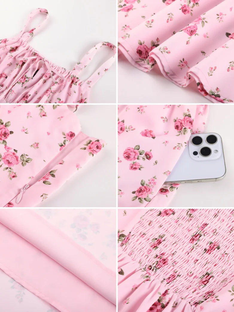 Hottest Floral Milkmaid Sundress with Pockets