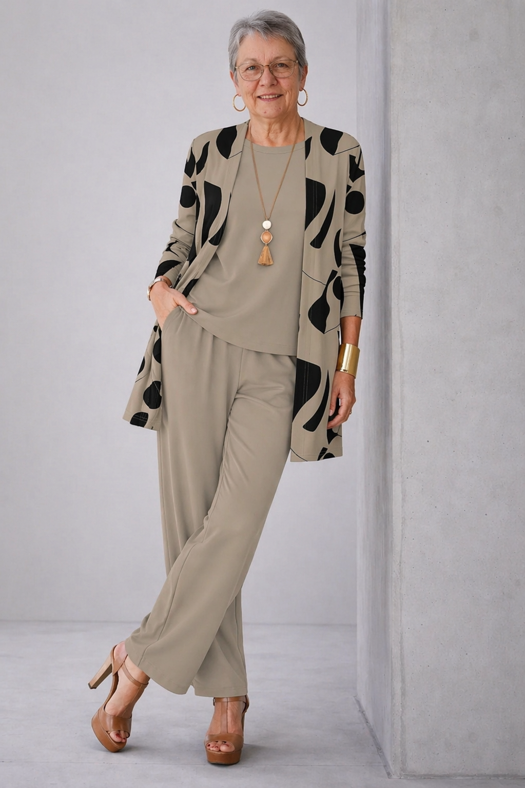 Sherley | Conjunto de tres piezas Classic Elegance