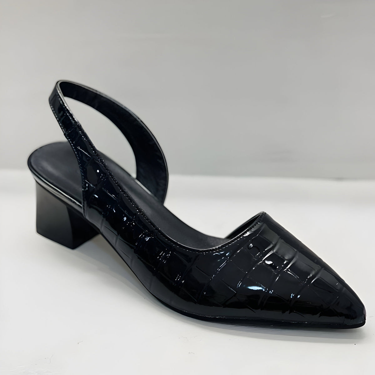 Elisa | Zapatos de salón con tacón y punta ancha