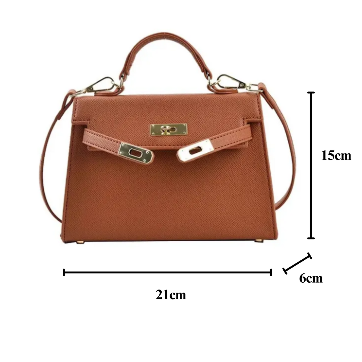 Janna | Elegante bolso de hombro estilo Kelly