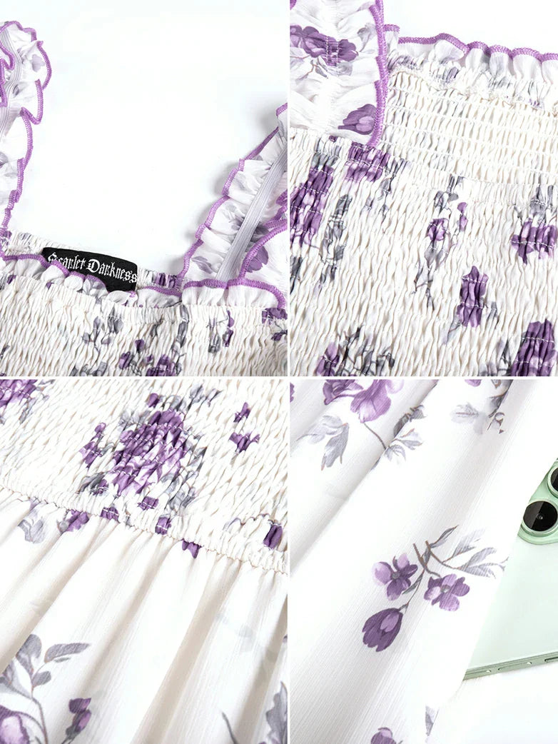 Women Spring Love Story Sundress with Pockets