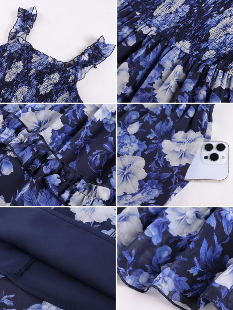 Women Spring Love Story Sundress with Pockets