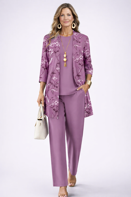Paula | Conjunto de tres piezas Classic Elegance