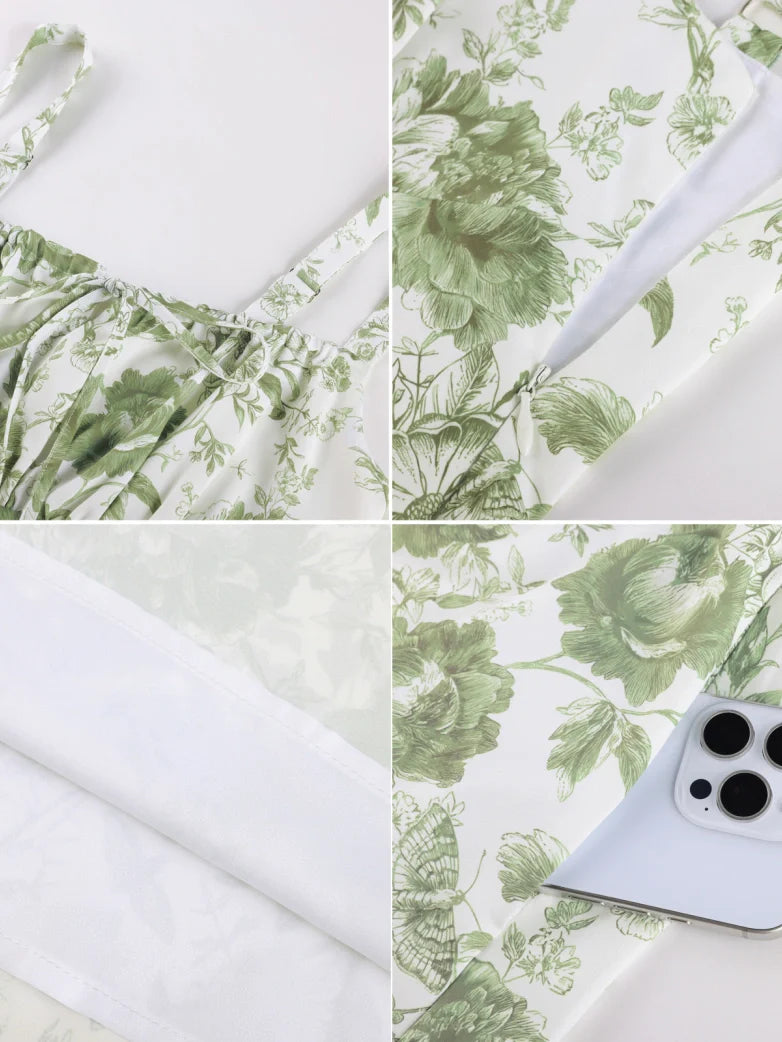 Hottest Floral Milkmaid Sundress with Pockets