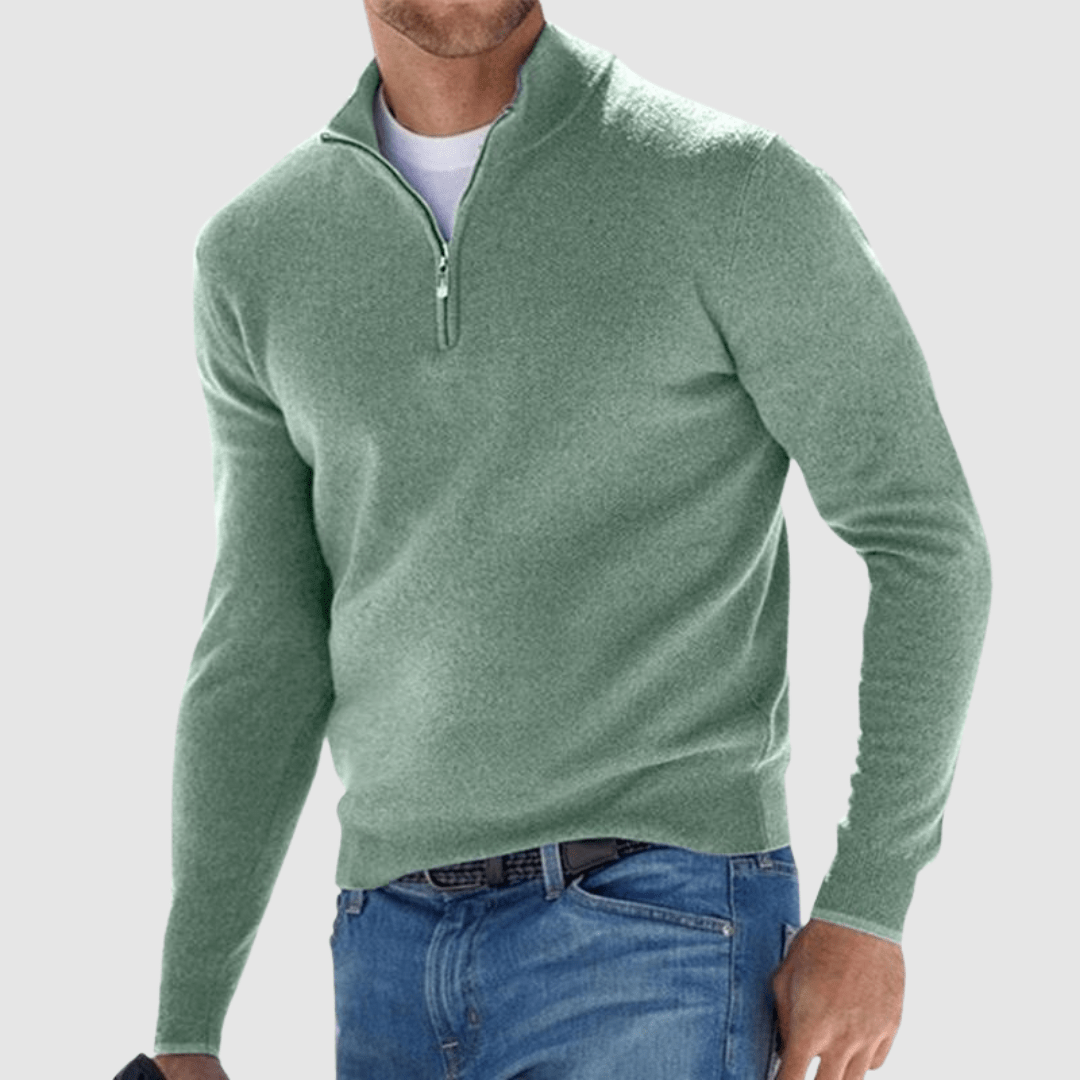 Vida | Felpa elegante con cremallera