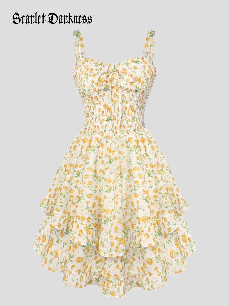 2026 Spring Tea Party Milkmaid Dresses