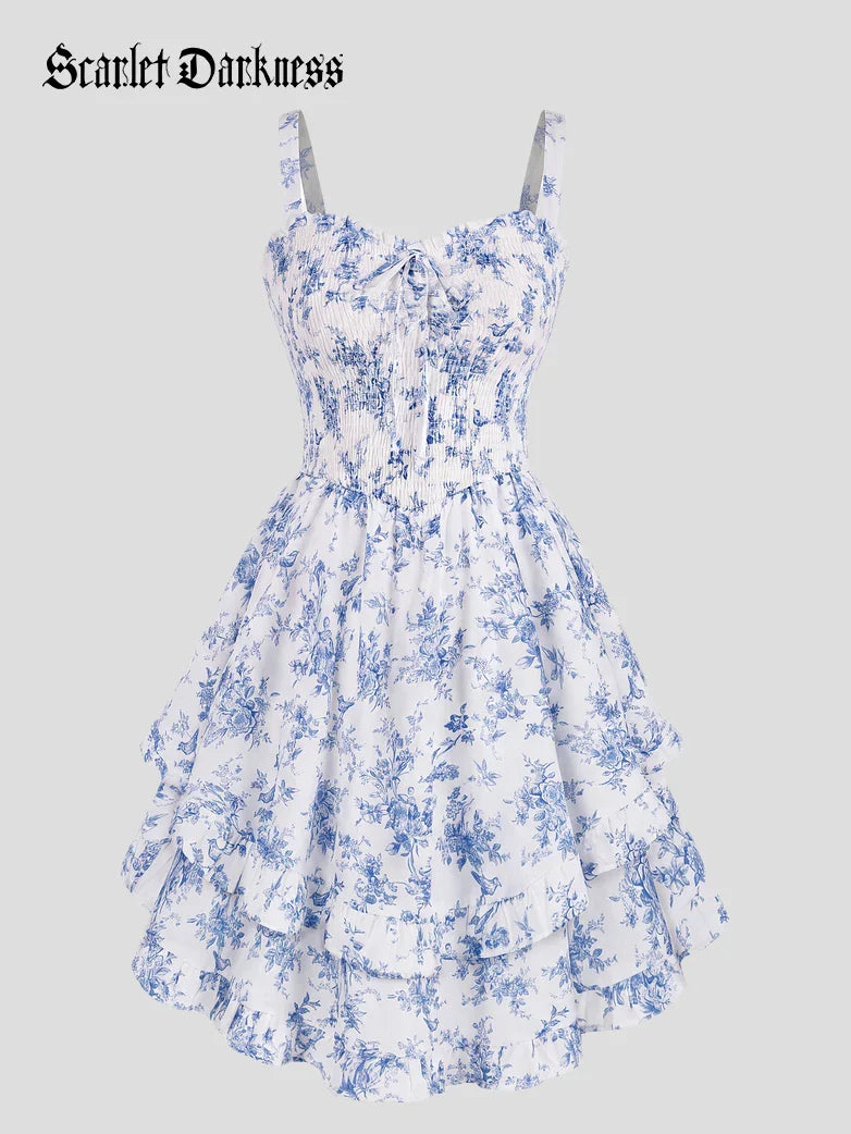 2026 Spring Tea Party Milkmaid Dresses