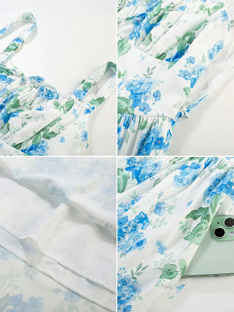 Hottest Floral Milkmaid Sundress with Pockets