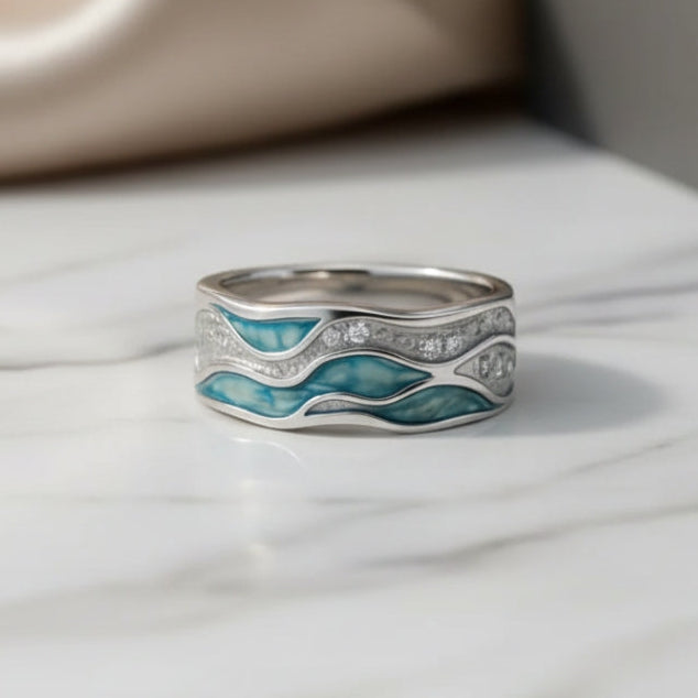 Mérovée | Anillo inspirado en el océano