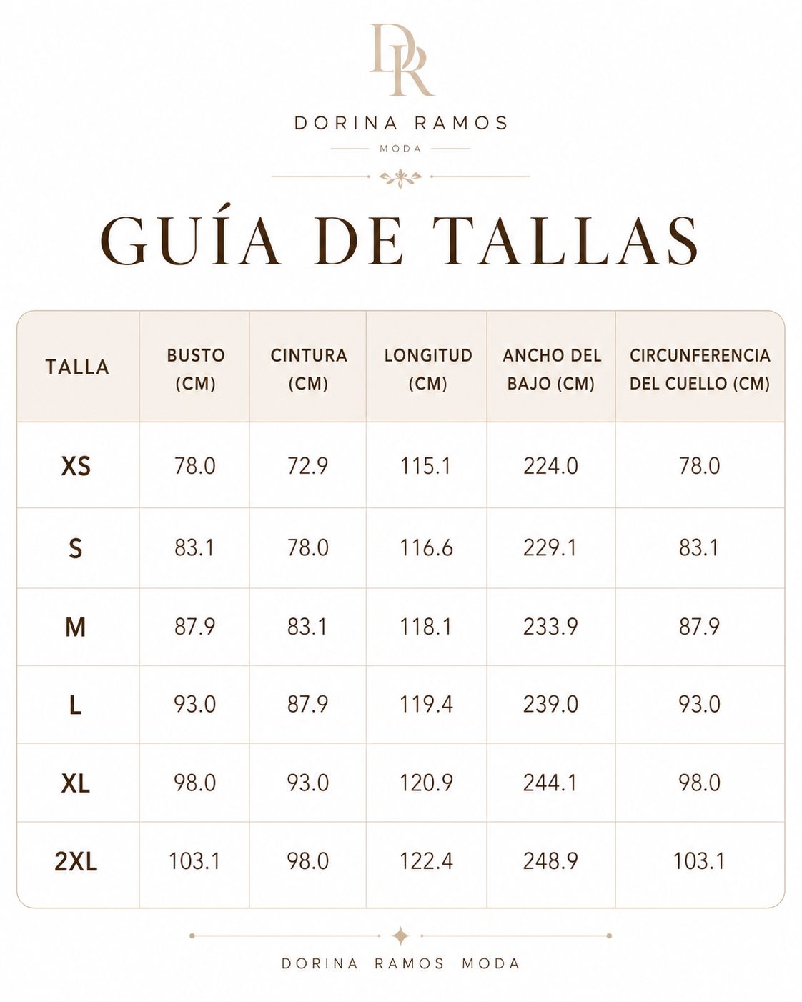 Guía de tallas de Siena | Vestido largo de tirantes con rayas náuticas