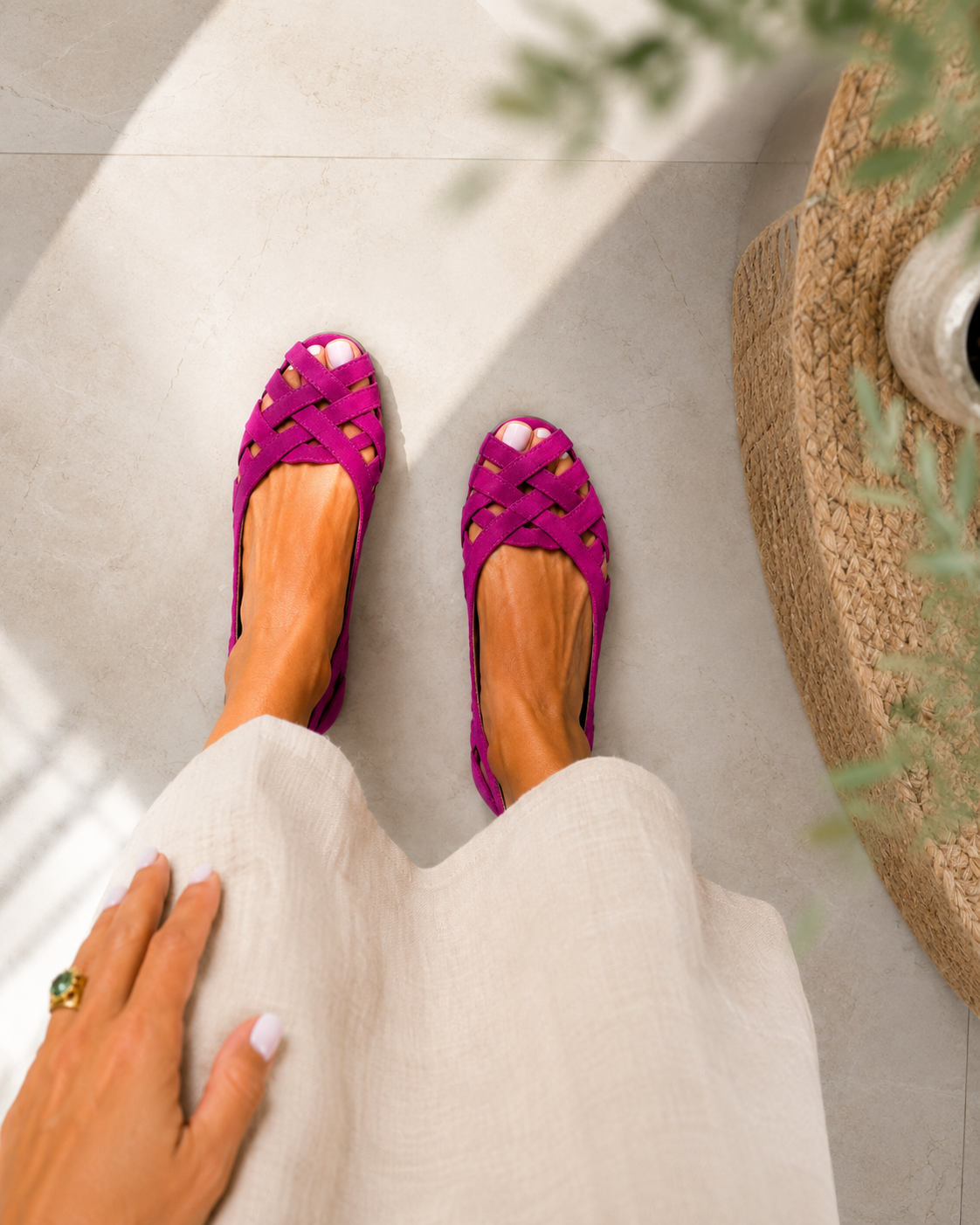 Nayara | Sandalias trenzadas transpirables