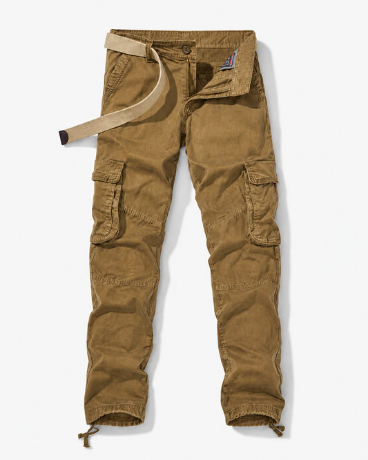 Sebastián-Pantalón cargo táctico para hombre con múltiples bolsillos