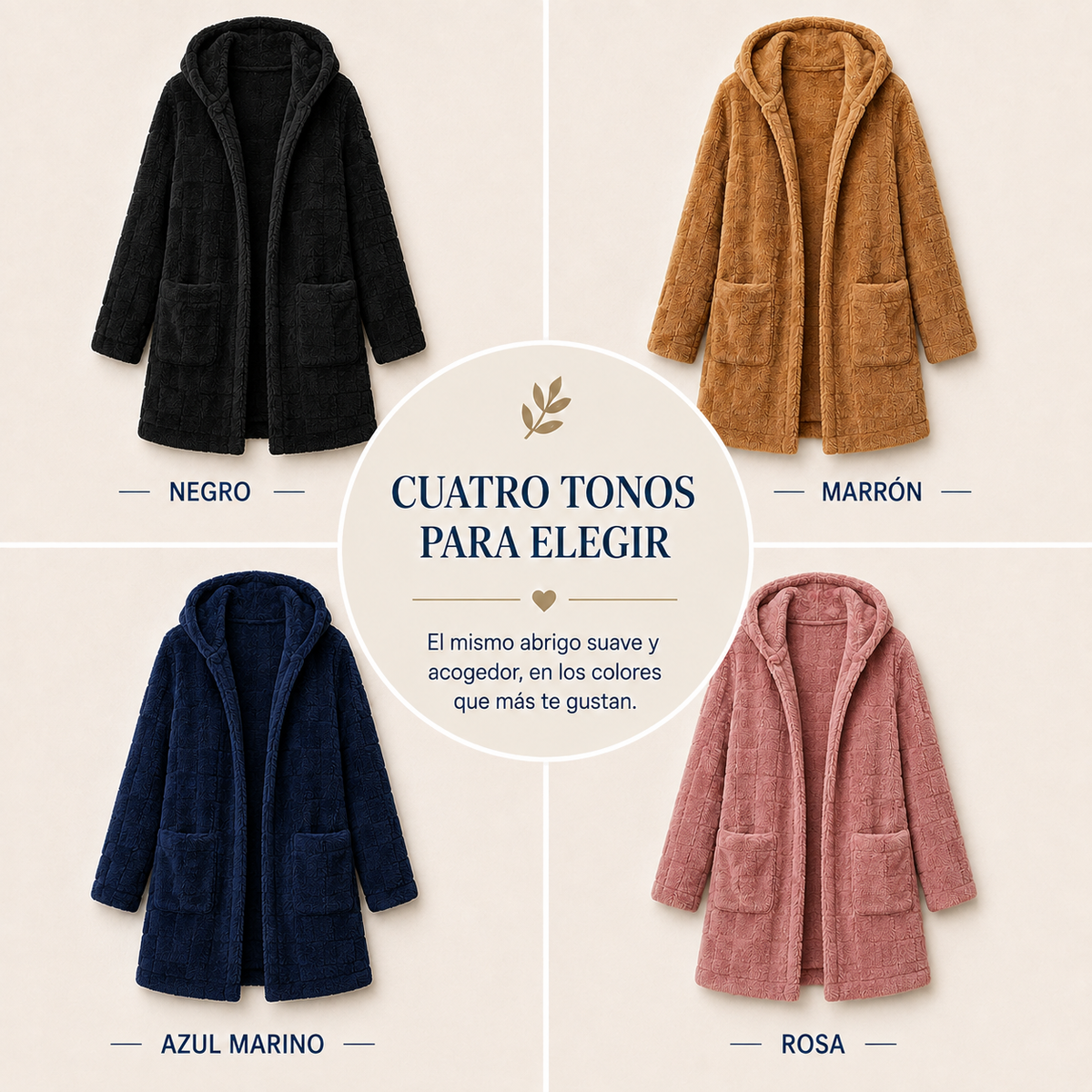Sabina | Cárdigan de felpa a cuadros