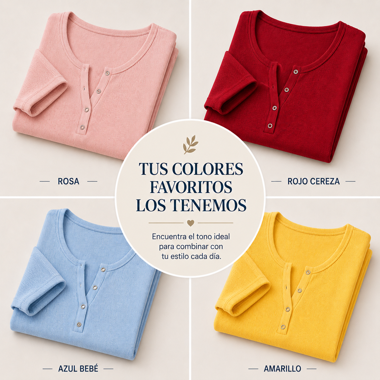 Suriya | Camiseta ajustada con botones decorativos