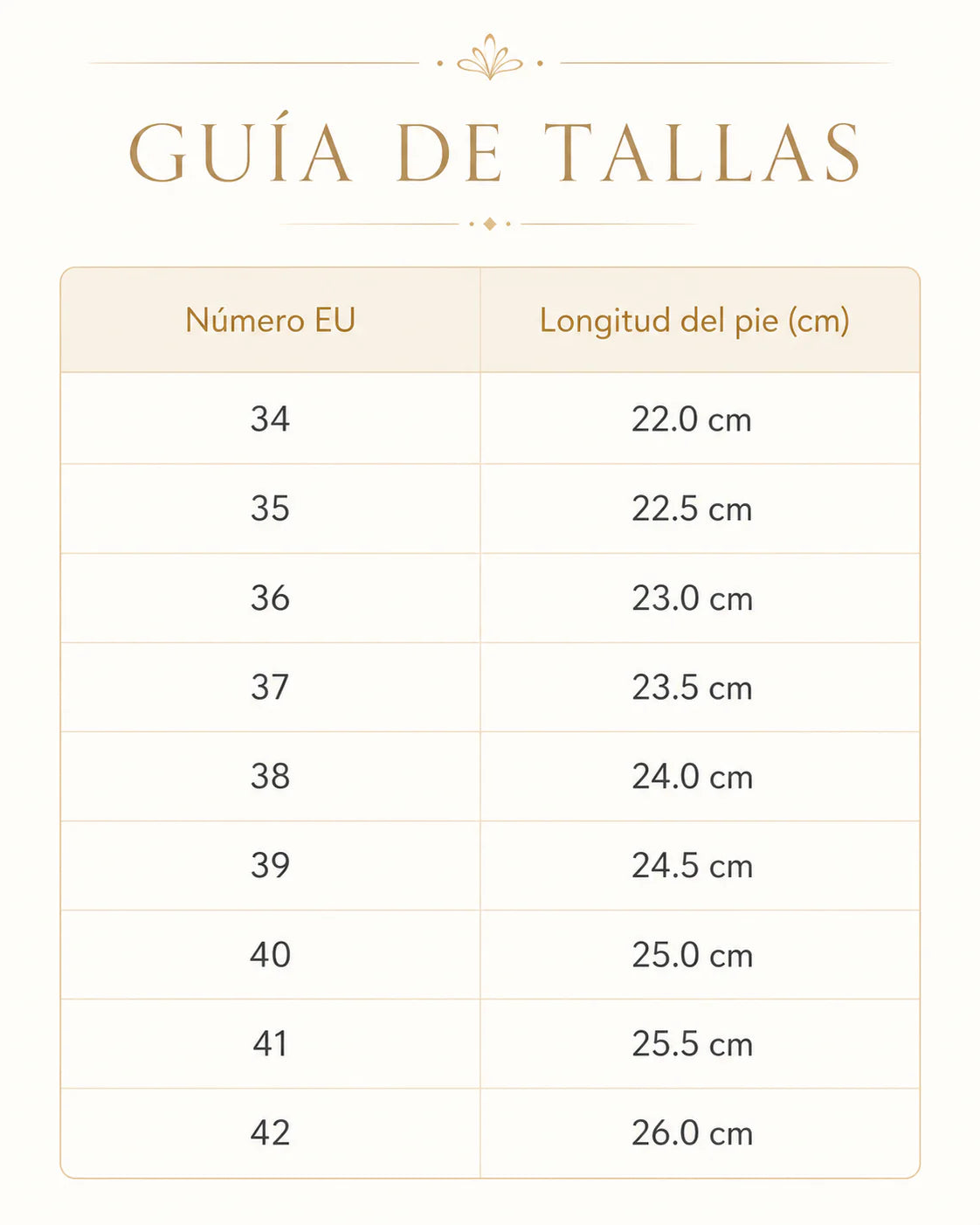 Guía de tallas de Dulce – Zapatos D’Orsay con tacón y estampado leopardo