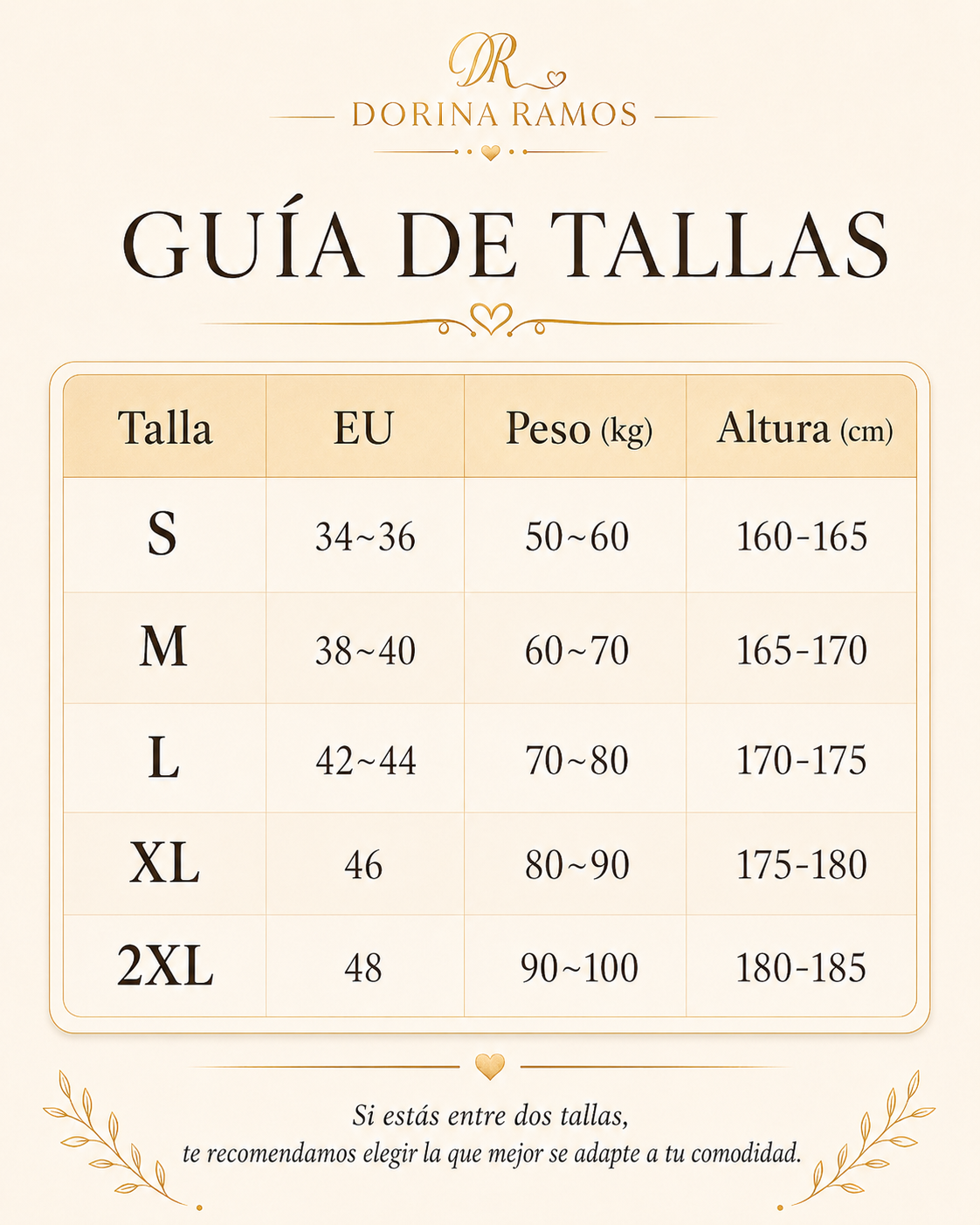 Guía de tallas de Aitana | Mono vaquero de tirantes y pierna ancha