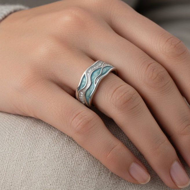 Mérovée | Anillo inspirado en el océano