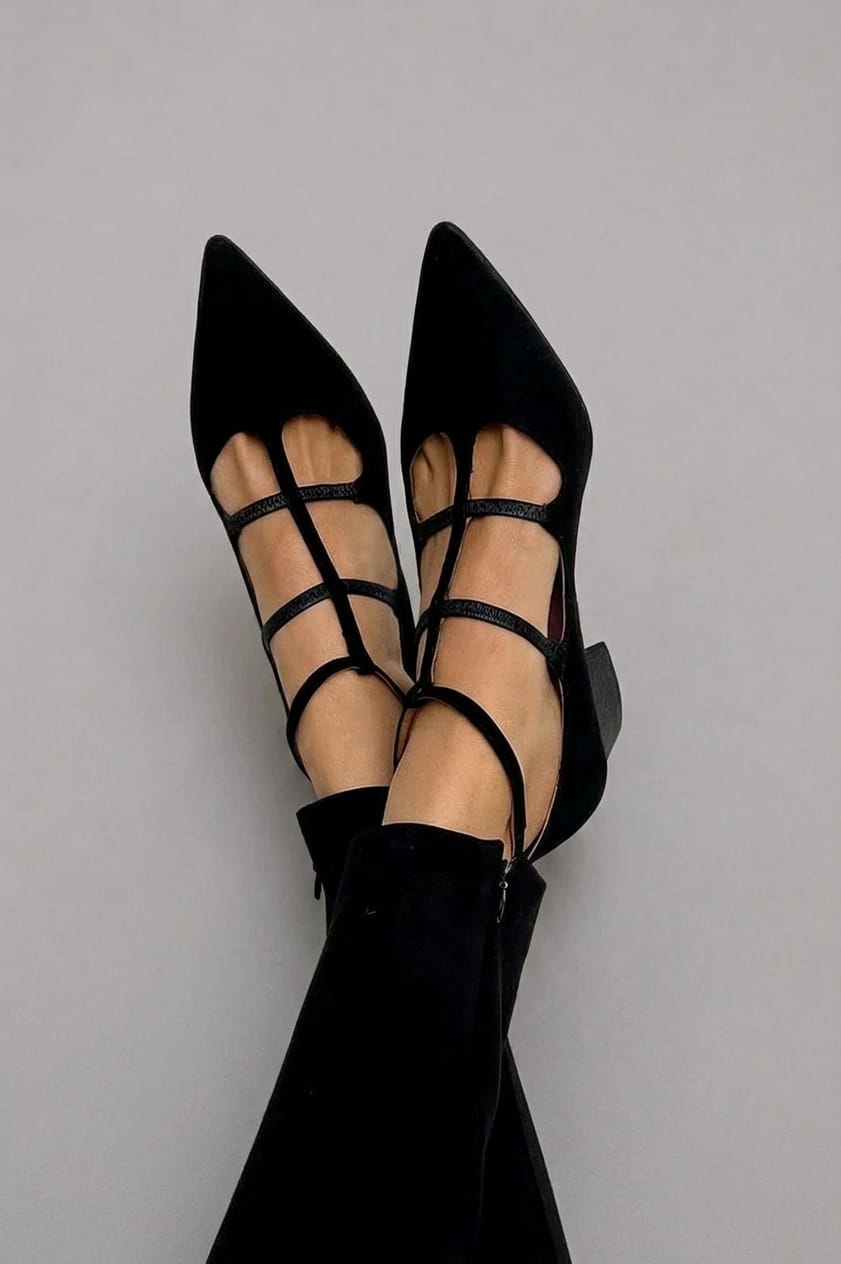 Giulia | Zapatos de salón en punta con tiras