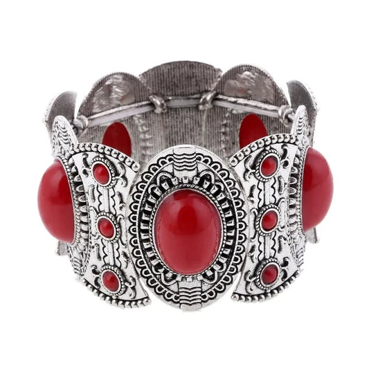 Arianna | Pulsera boho vintage con detalles turquesa