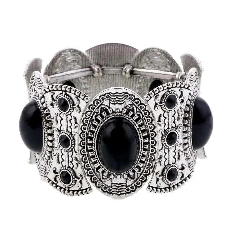 Arianna | Pulsera boho vintage con detalles turquesa