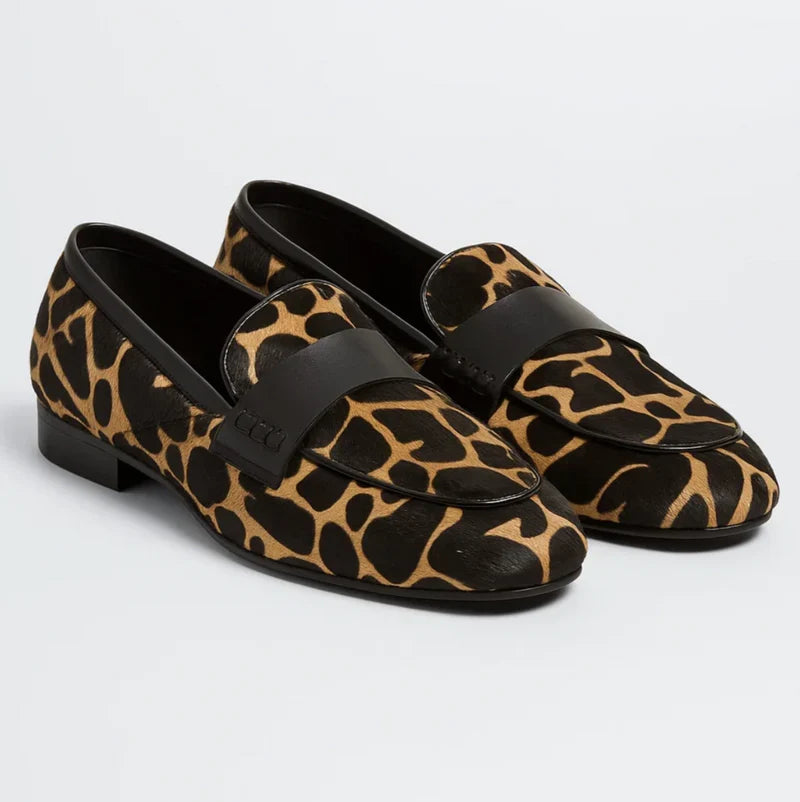 Sofia | Mocasines elegantes con estampado de leopardo