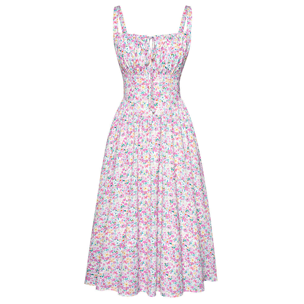 Hottest Floral Milkmaid Sundress with Pockets
