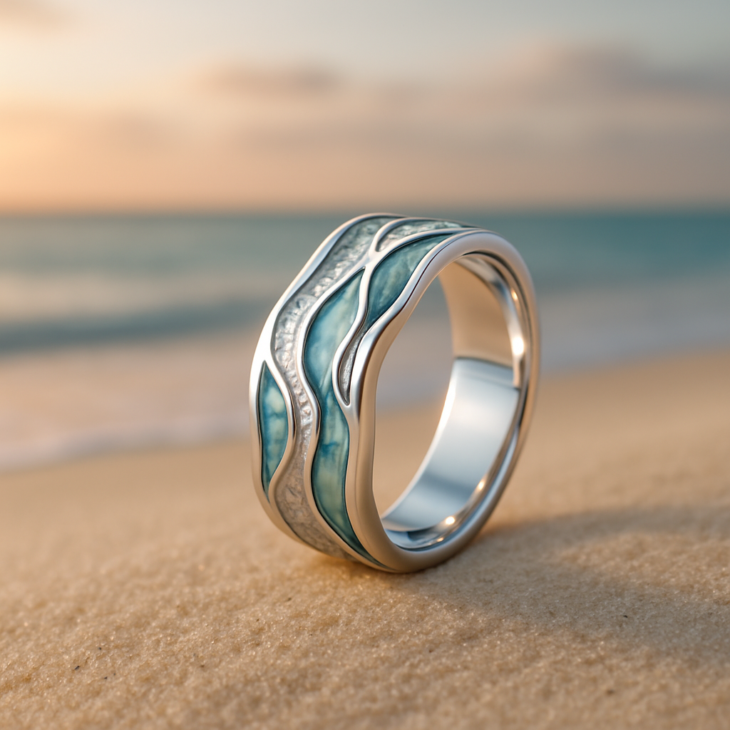 Mérovée | Anillo inspirado en el océano
