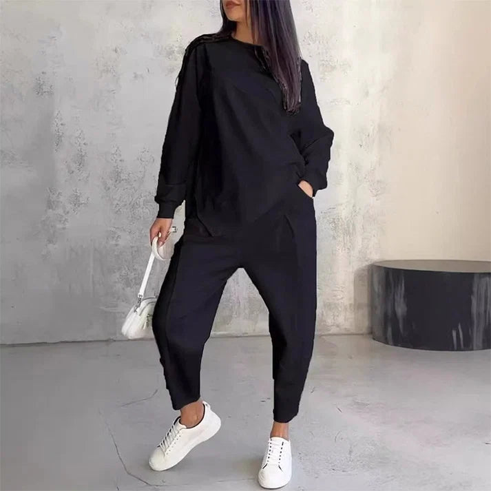 Mireia | Conjunto cómodo de sudadera y pantalón