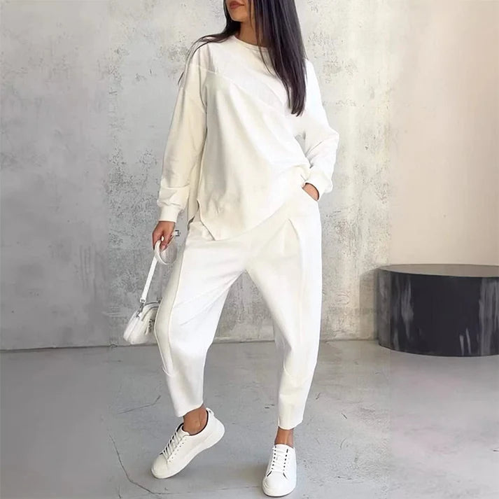 Mireia | Conjunto cómodo de sudadera y pantalón