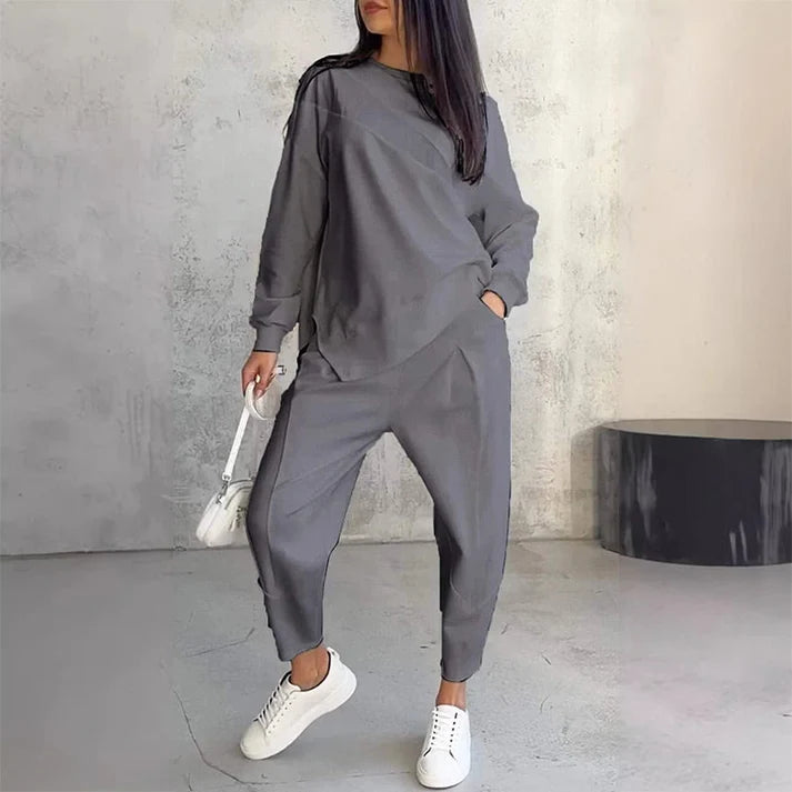 Mireia | Conjunto cómodo de sudadera y pantalón