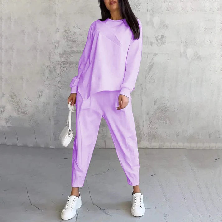 Mireia | Conjunto cómodo de sudadera y pantalón