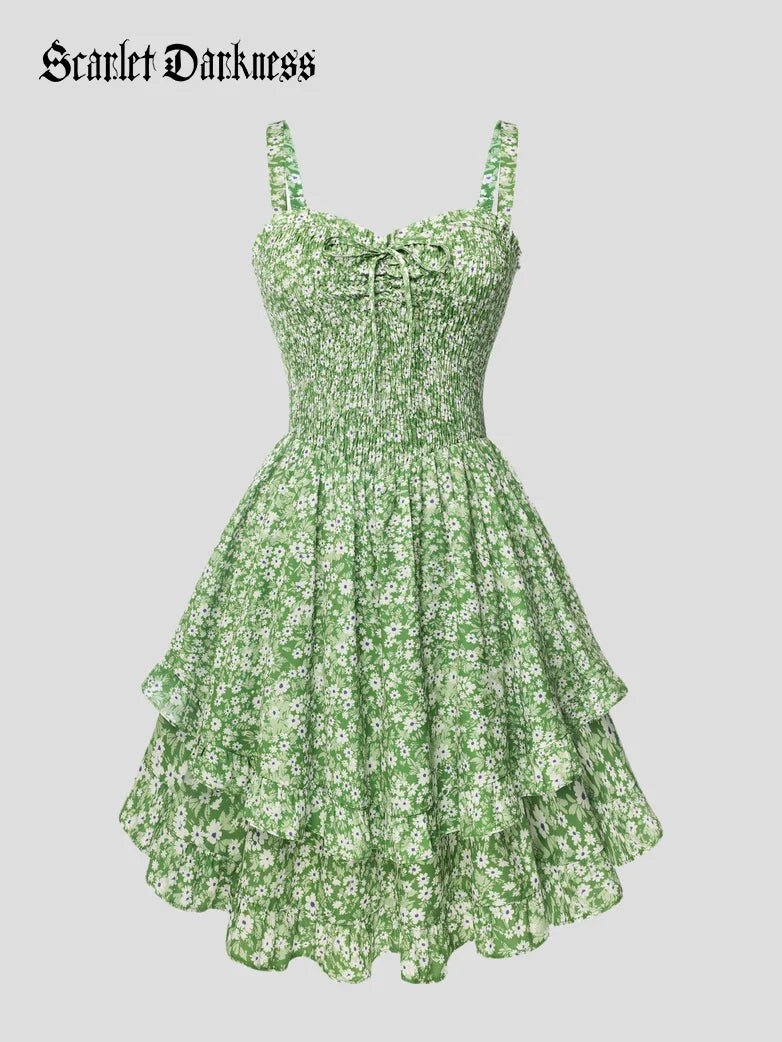 2026 Spring Tea Party Milkmaid Dresses